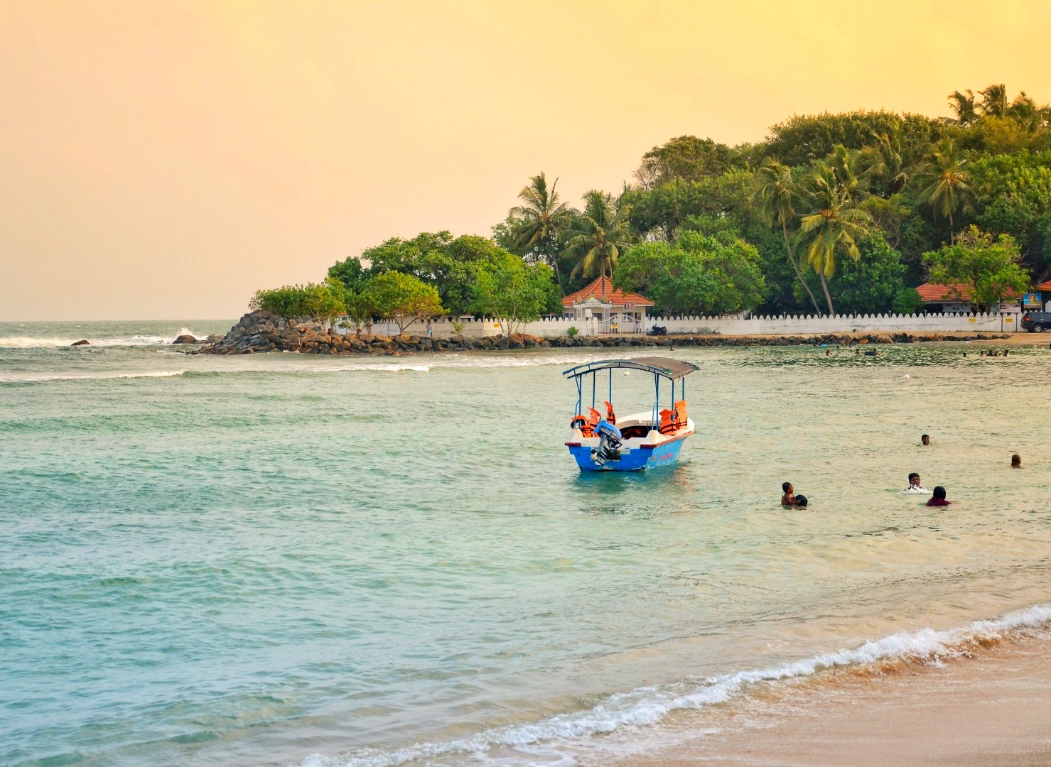 A quiet bay on Sri Lanka's south coast
