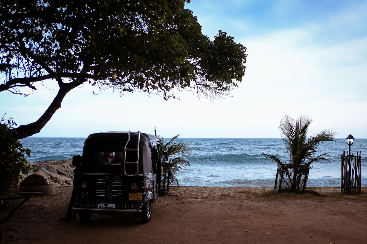 A tuk-tuk on a south coast road